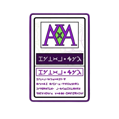 Hunter x Airdrop 3D logo card